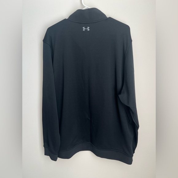 Under Armour Men’s Black UA Sweater Fleece ¼ Zip XXL - Picture 7 of 8